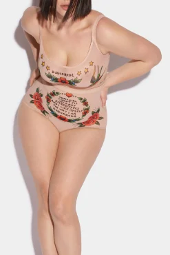 Honey Tattoo Sports Bra