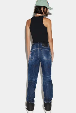 Icon Dark Wash Boston Jeans