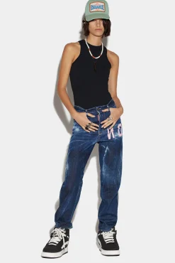 Icon Dark Wash Boston Jeans