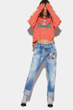 Icon Light Wash Cool Girl Cropped Jeans