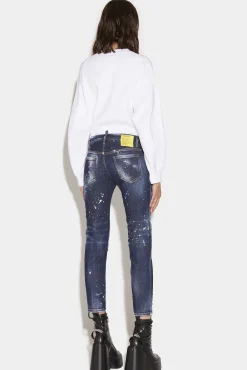 Jennifer Cropped Denim Jeans