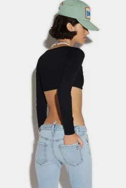 Knit Square Neck Top