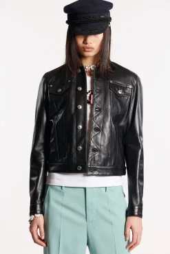 Leather Boyfriend Jacket