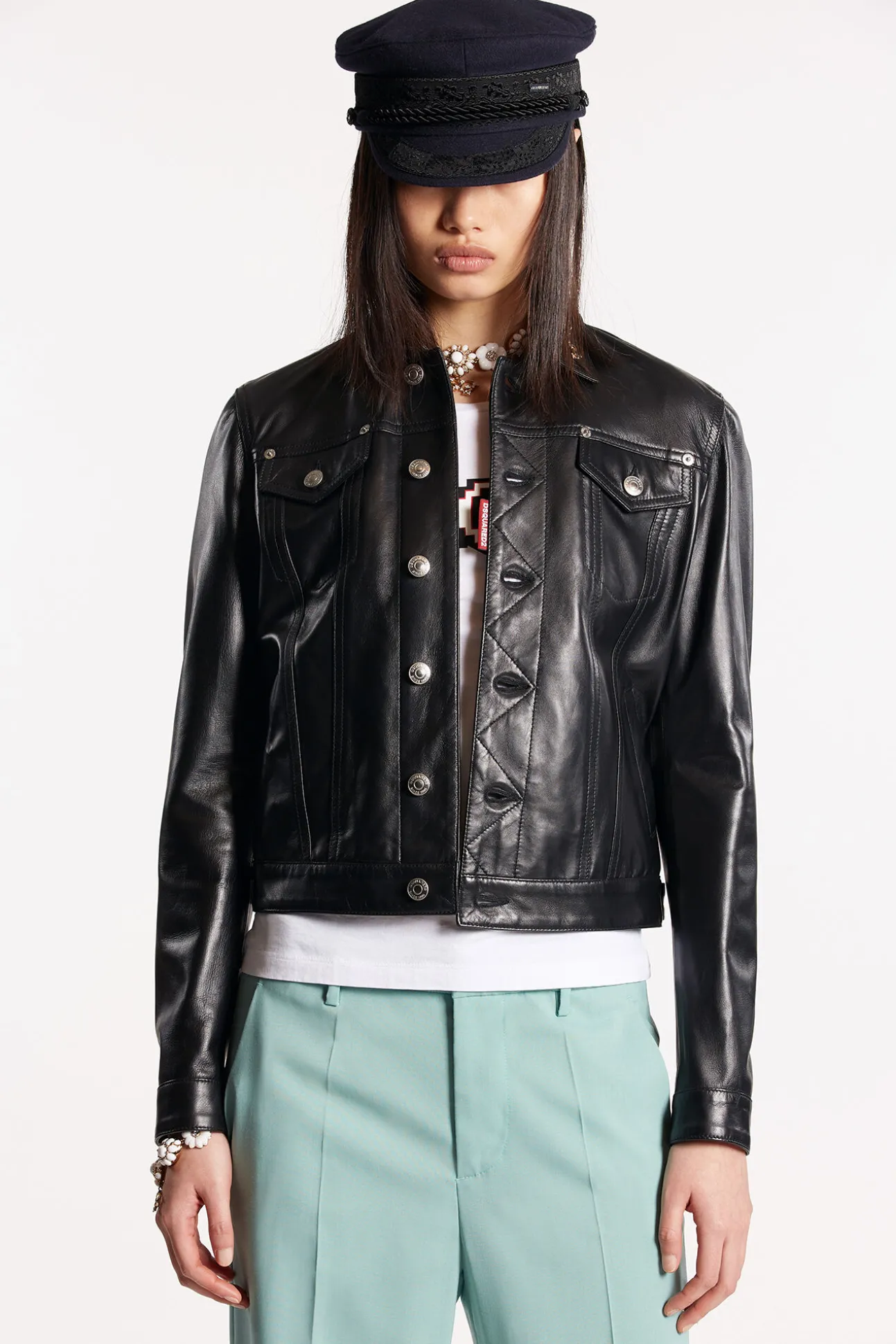 Leather Boyfriend Jacket