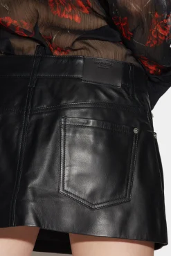 Leather Mini Skirt