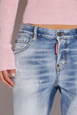 Light Clean Wash Cool Girl Cropped Jeans