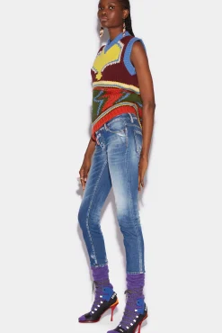 Light Clean Wash Jennifer Cropped Jeans