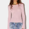 Light Ribbed Knit Top
