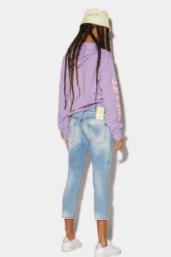 Light Wash Cool Girl Cropped Jeans