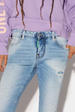 Light Wash Cool Girl Cropped Jeans