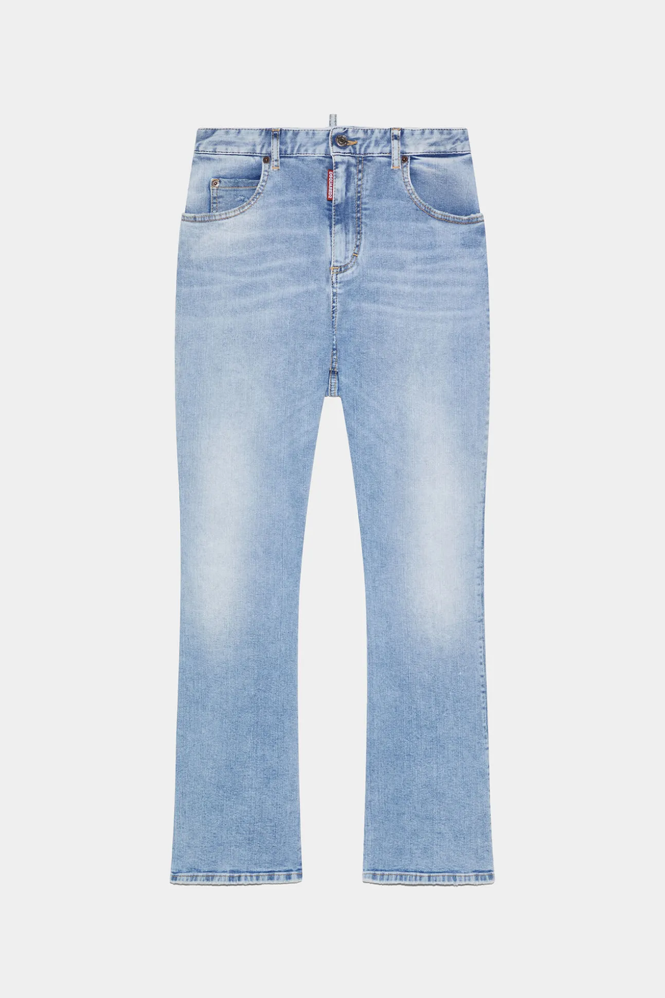 Light Wash High Waist Bell Bottom Jeans