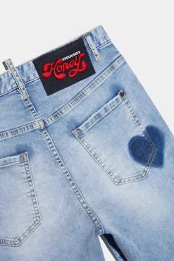 Light Wash High Waist Bell Bottom Jeans