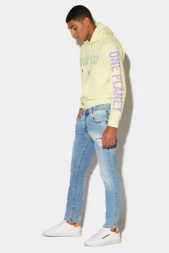 Light Wash Skater Jeans