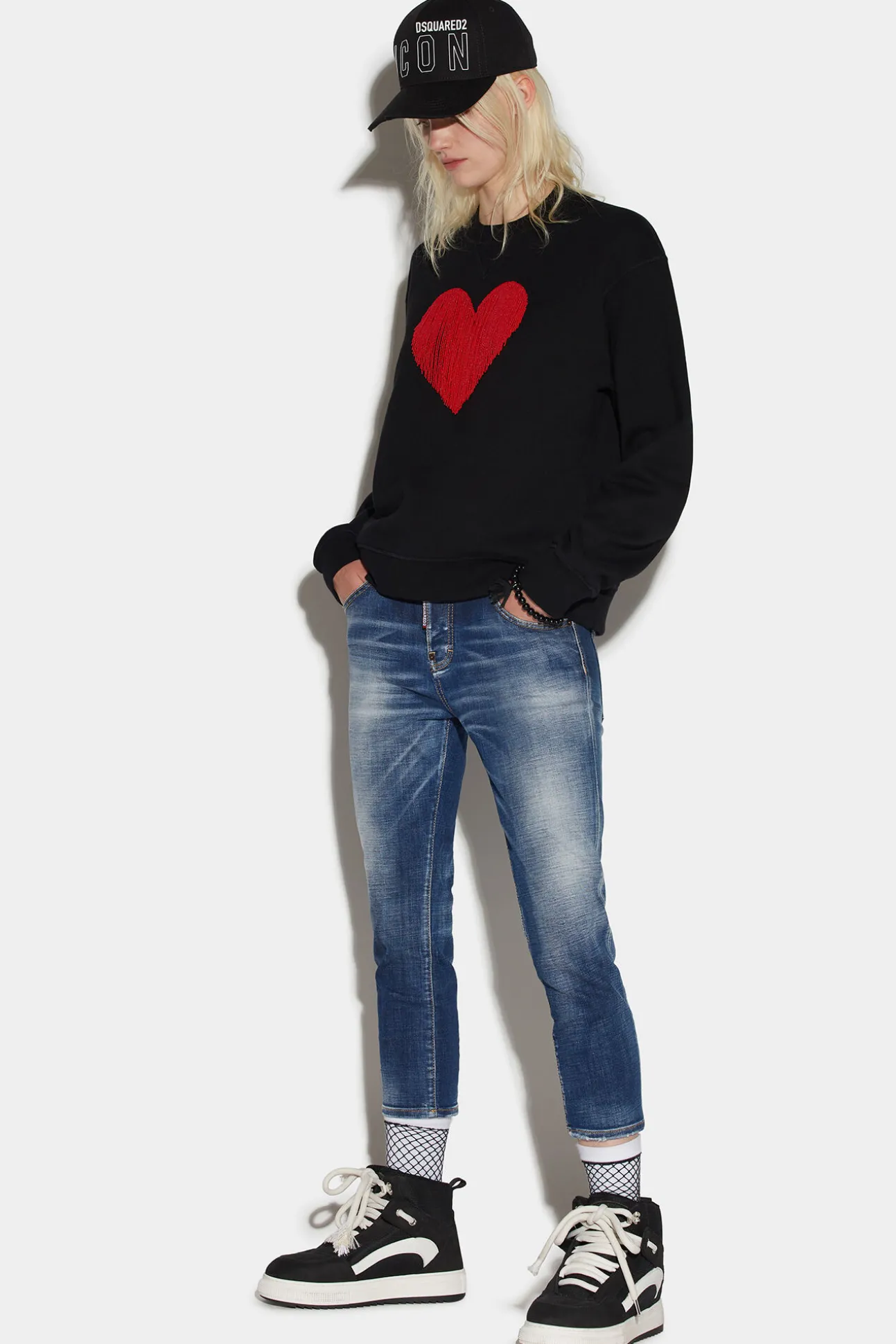 Medium Clean Wash Cool Girl Cropped Jeans