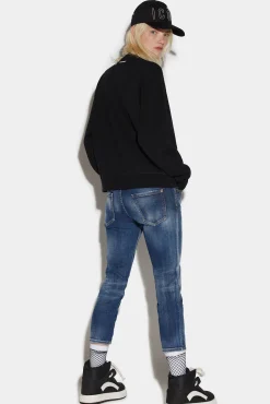 Medium Clean Wash Cool Girl Cropped Jeans