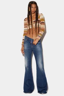 Medium Clean Wash Super Flare Jeans