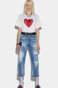 Medium Denim Patches Wash L.A. Jeans