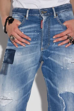 Medium Denim Patches Wash L.A. Jeans