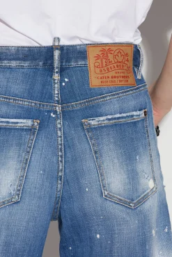 Medium Denim Patches Wash L.A. Jeans