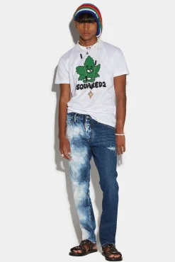 Medium Night & Day Wash Cool Guy Jeans (Cropped)