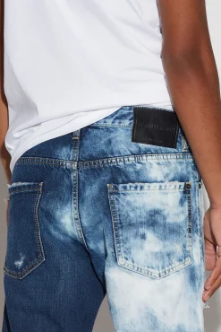 Medium Night & Day Wash Cool Guy Jeans (Cropped)