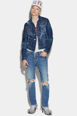 Medium Peekaboo Wash Cool Girl Jeans