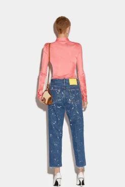 Medium Sea Salt Wash Boston Jeans