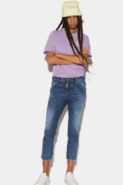 Medium Wash Cool Girl Cropped Jeans