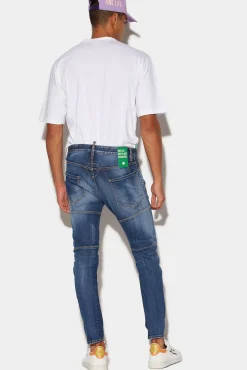 Medium Wash Tidy Biker Jeans