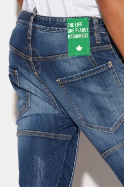 Medium Wash Tidy Biker Jeans