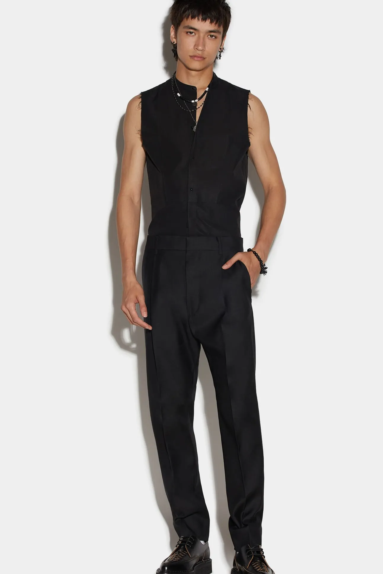 One Pleat Aviator Pants