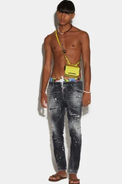 Orange Spots Wash Super Twinky Jeans