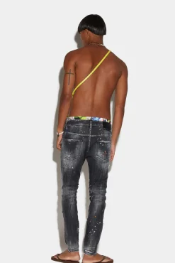 Orange Spots Wash Super Twinky Jeans