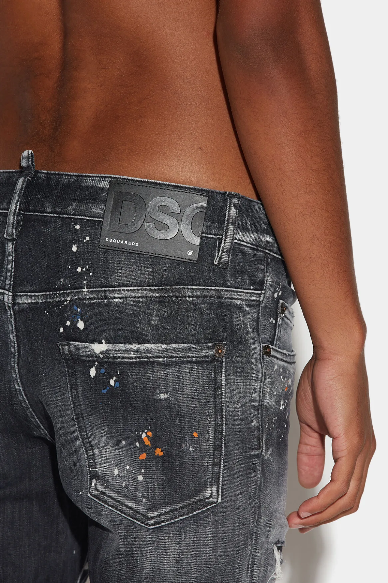 Orange Spots Wash Super Twinky Jeans