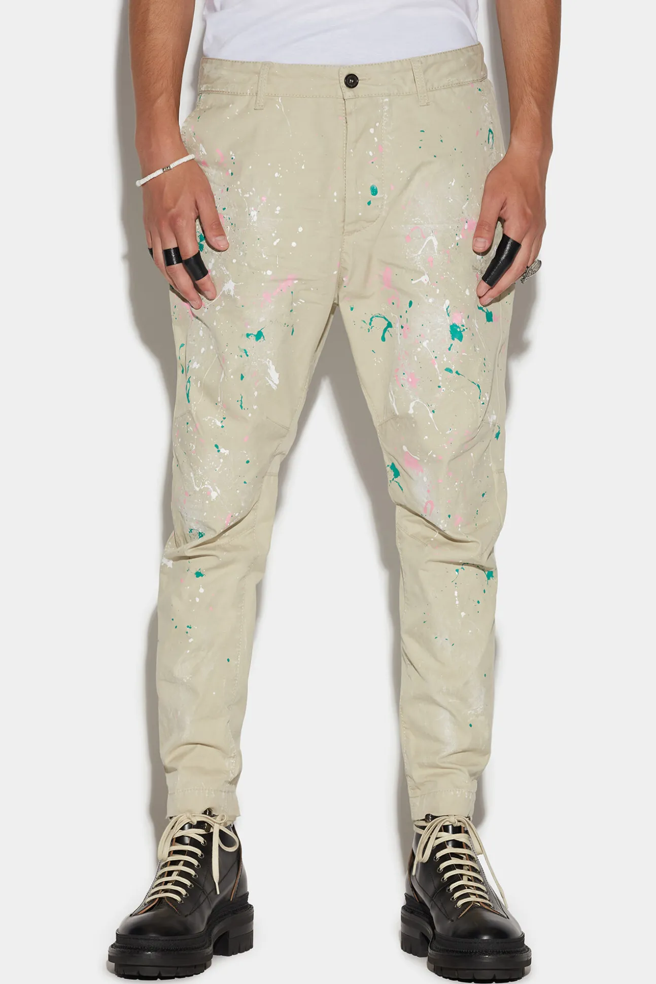 Pinky Splash Chino Pants