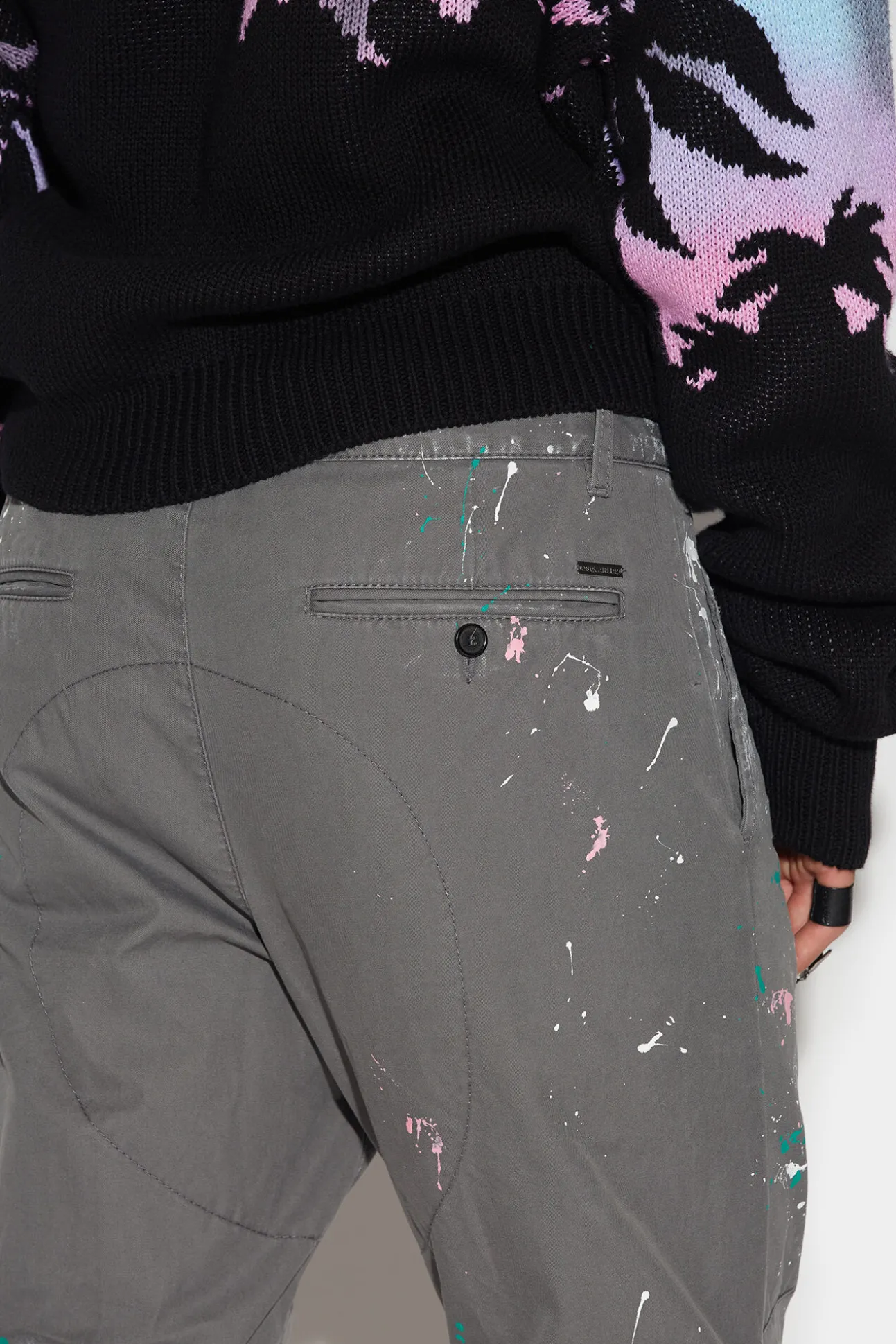 Pinky Splash Chino Pants