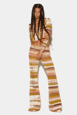 Rainbow Flared Pants