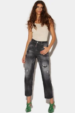 Ripped Knee Wash Boston Jeans