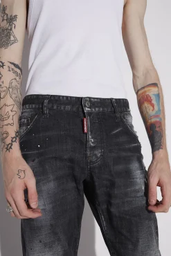 Ripped Knee Wash Sexy Twist Jeans