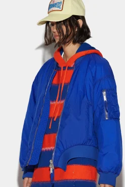 Round Cut Oversized Bomber