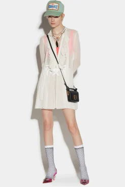 Ruffle Bow Tie Dress