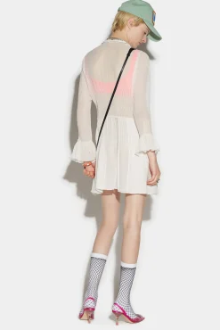 Ruffle Bow Tie Dress