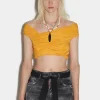 Ruffled Crop Top