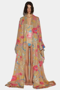 Sequins Tulle Kaftan