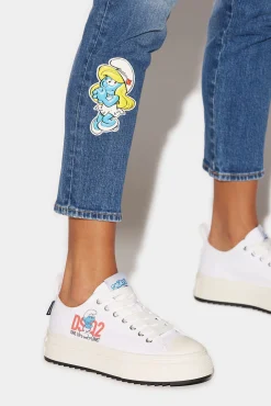 Smurfs Medium Ripped Wash Jennifer Jeans