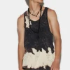 Stone Tie&Dyed Over Vogatore Tank Top