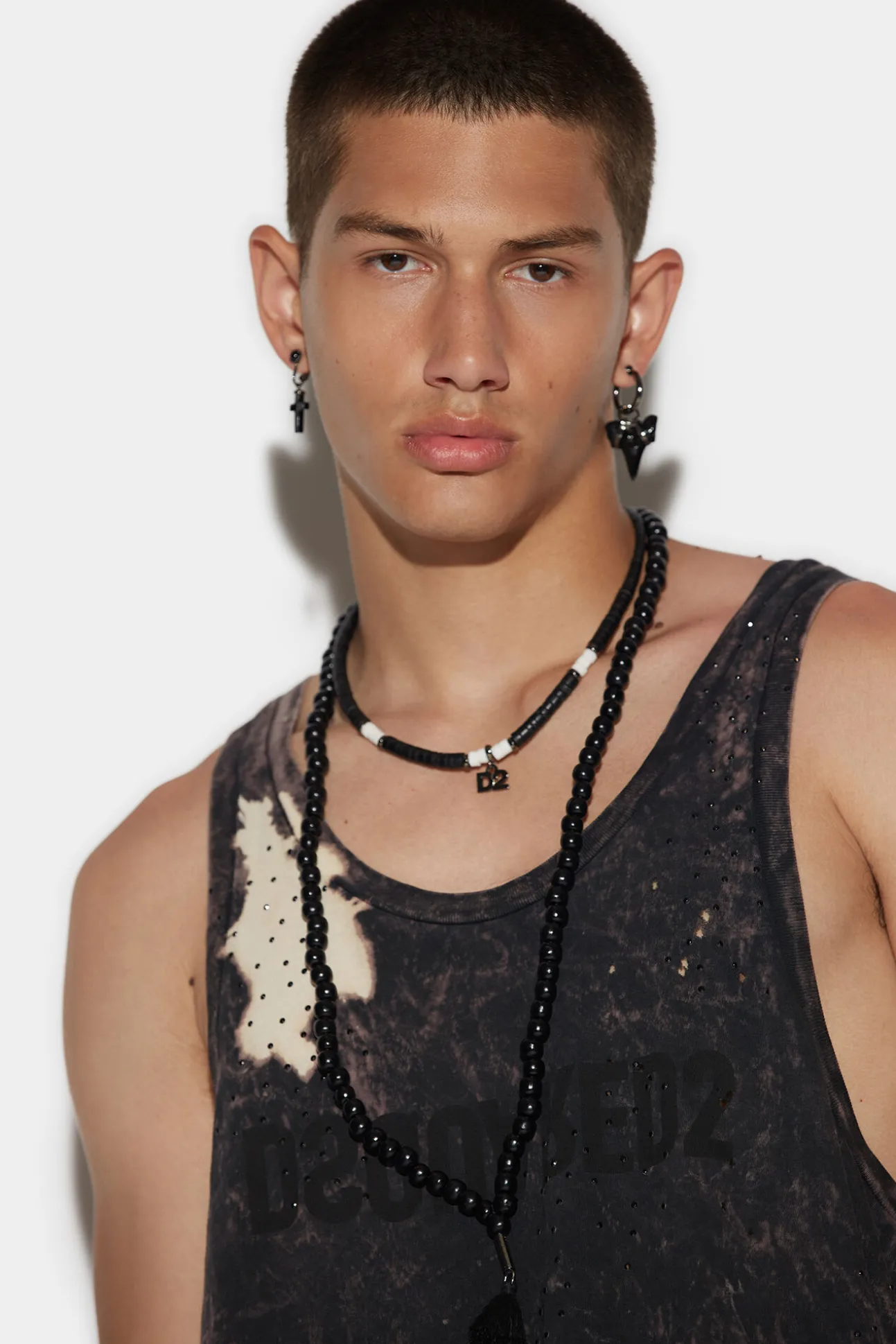 Stone Tie&Dyed Over Vogatore Tank Top