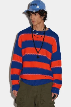 Stripe Destroy Knit