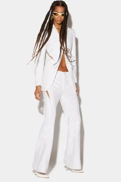 Tulle Panelled Blazer