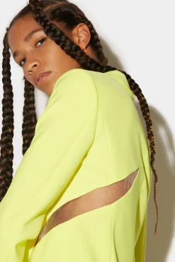 Tulle Panelled Blazer